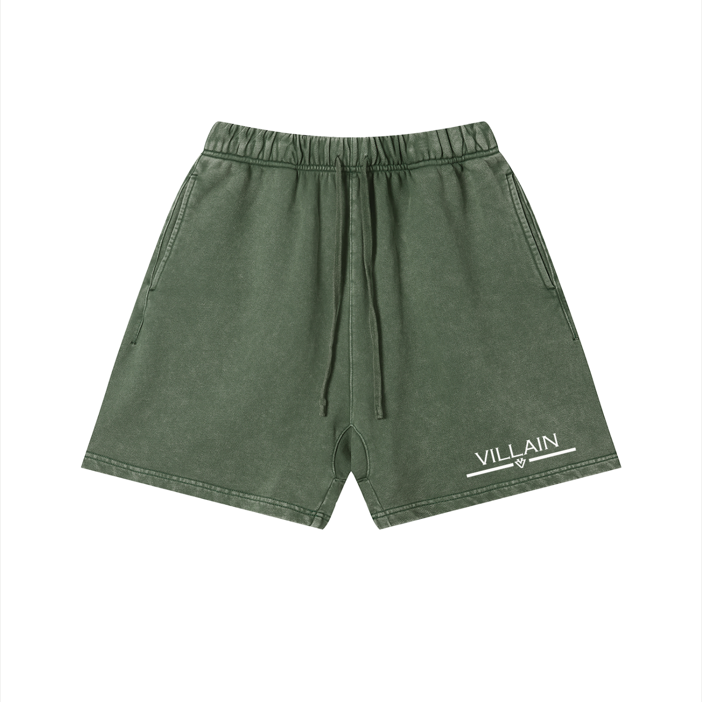 Unisex Vintage Wash Cotton Shorts