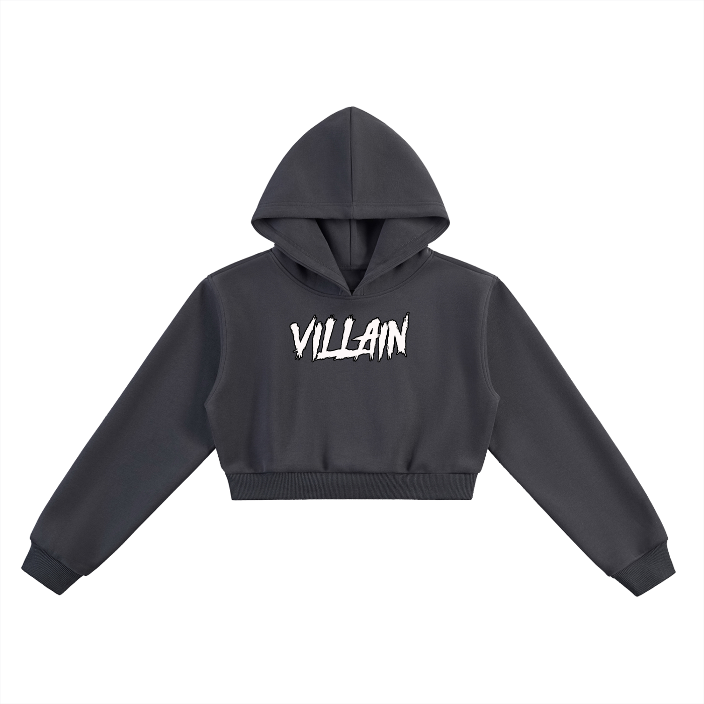 Ladies "Villain" Essential Cropped Hoodie