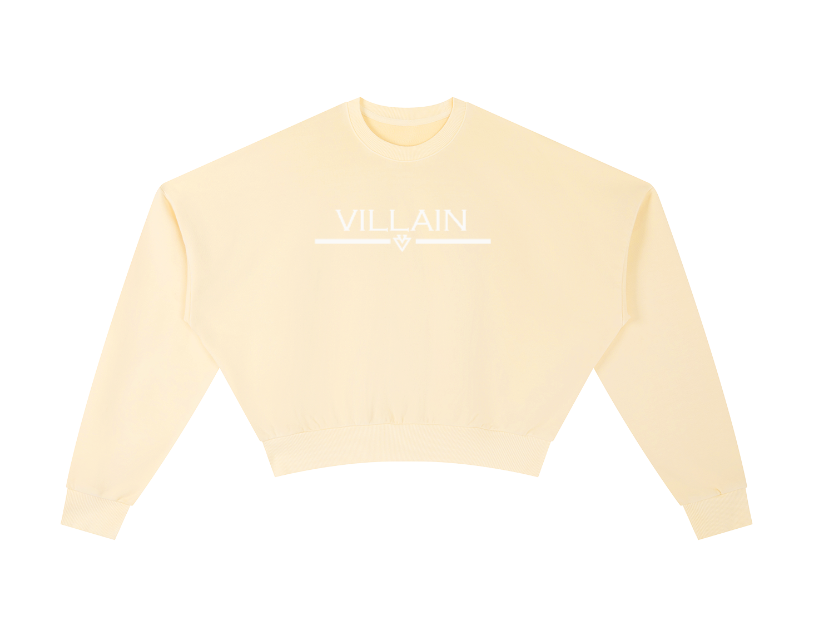 Womens Vintage Washed Cropped Sweatshirt