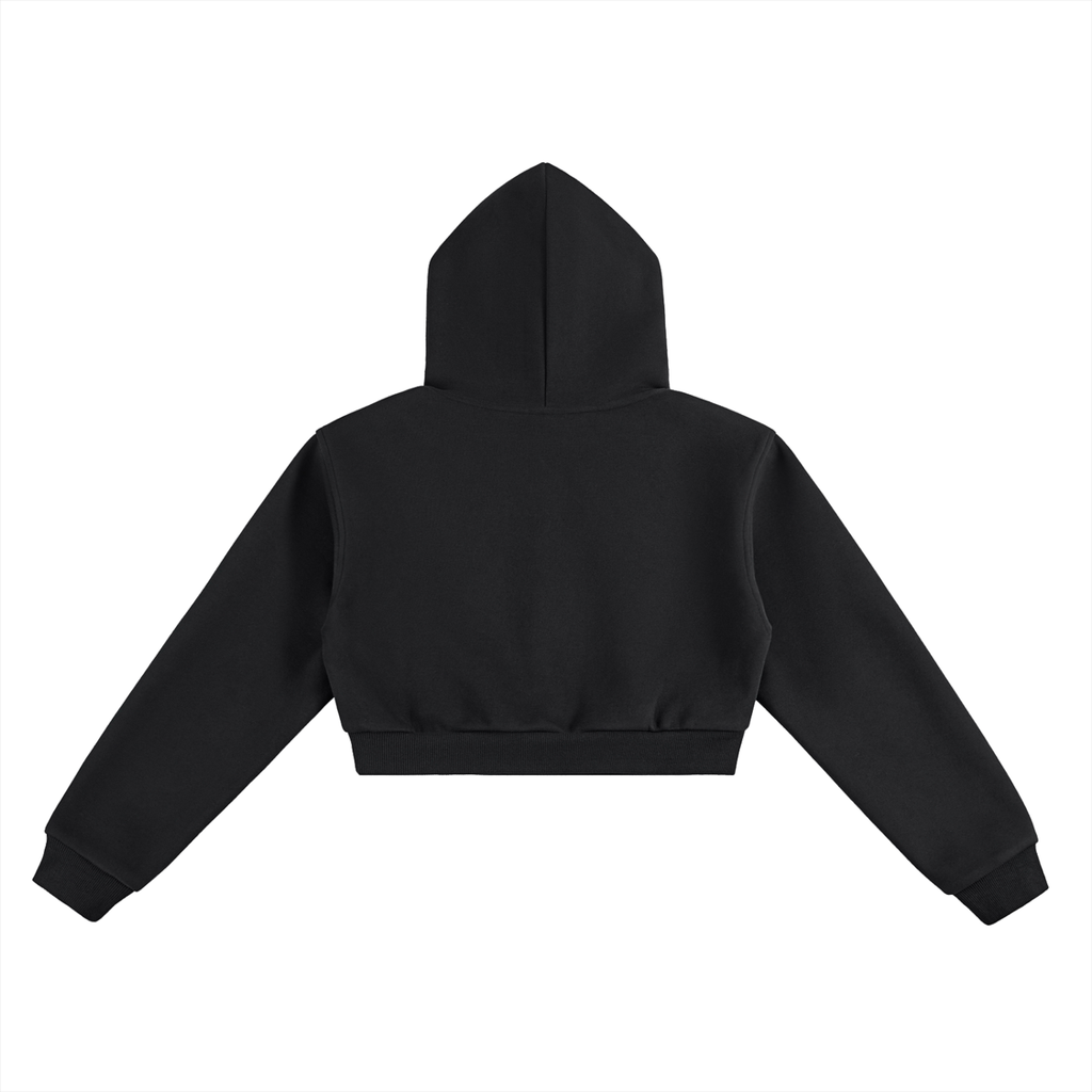 Ladies "Villain" Essential Cropped Hoodie