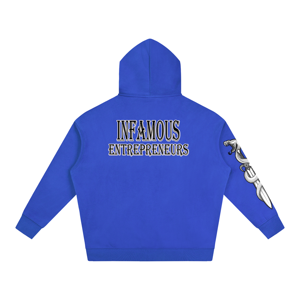 "Infamous Entrepreneurs" Oversize Fleeced Hoodie