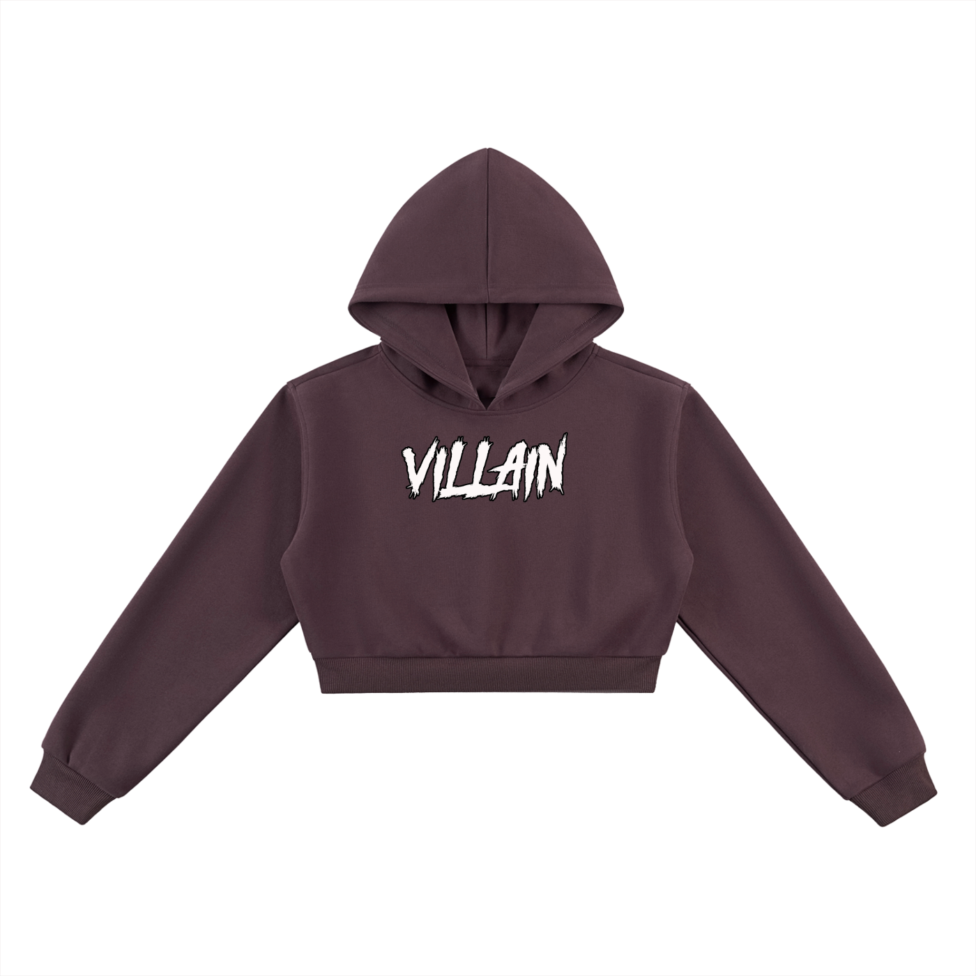 Ladies "Villain" Essential Cropped Hoodie