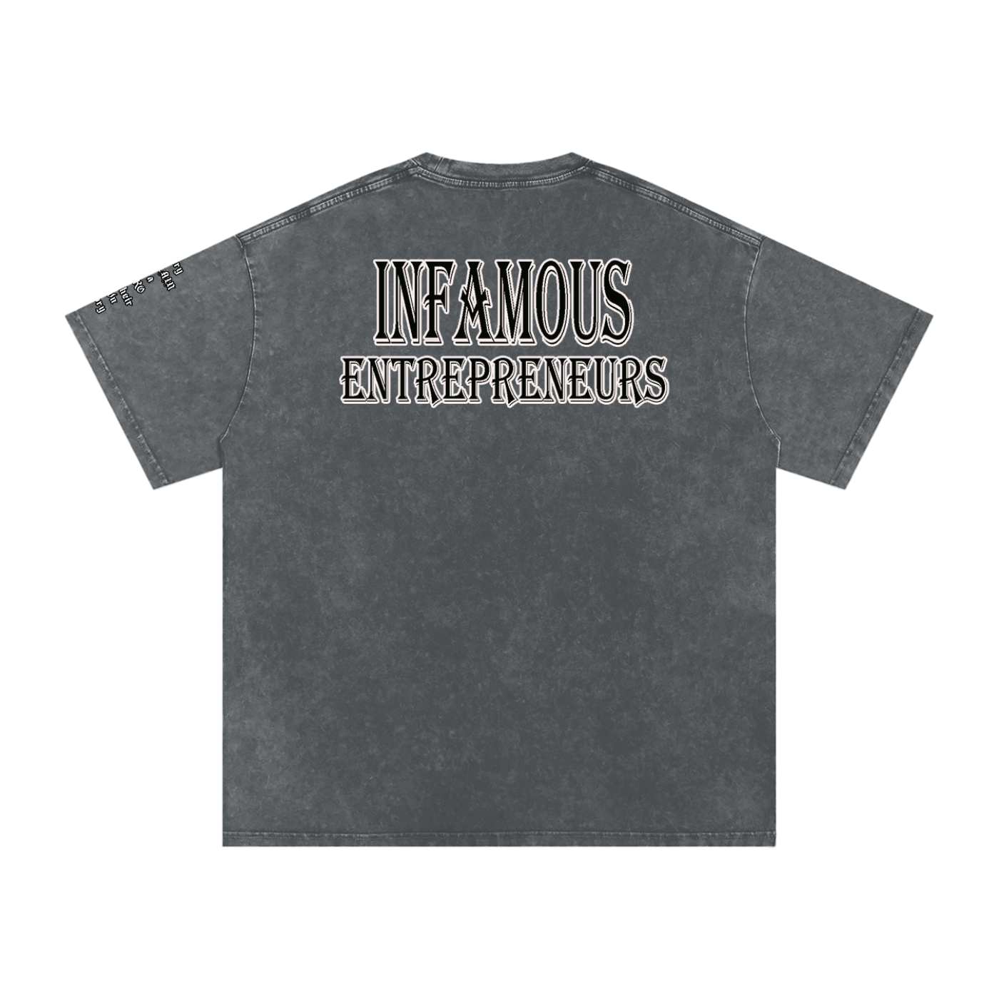 Snow Washed Oversized "Villain 4 Life" T-Shirt
