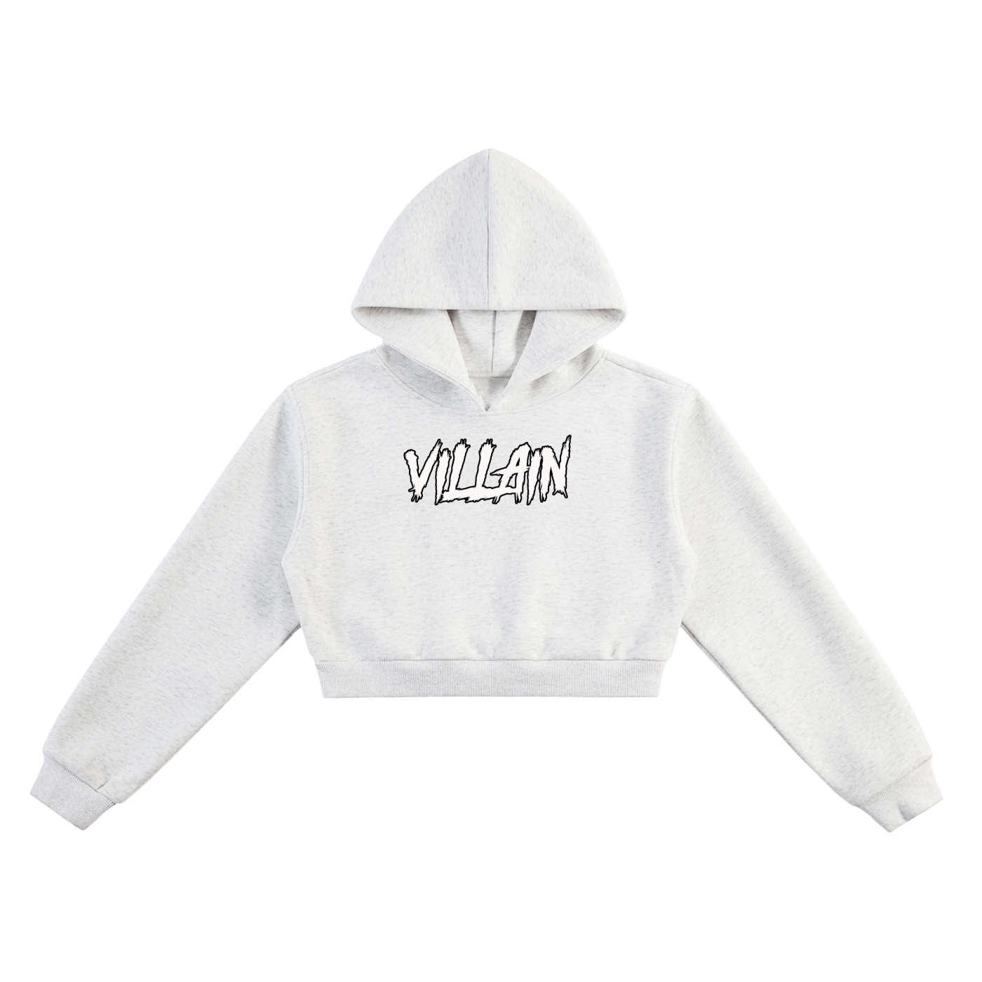 Ladies "Villain" Essential Cropped Hoodie