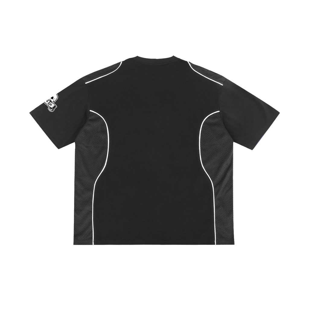 Villain Racing Contrast Piped Panel T-Shirt