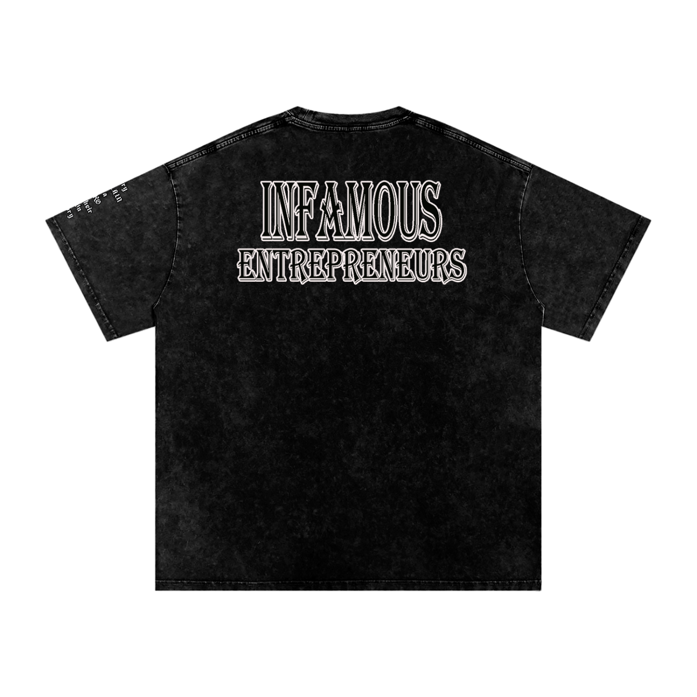 Snow Washed Oversized "Villain 4 Life" T-Shirt