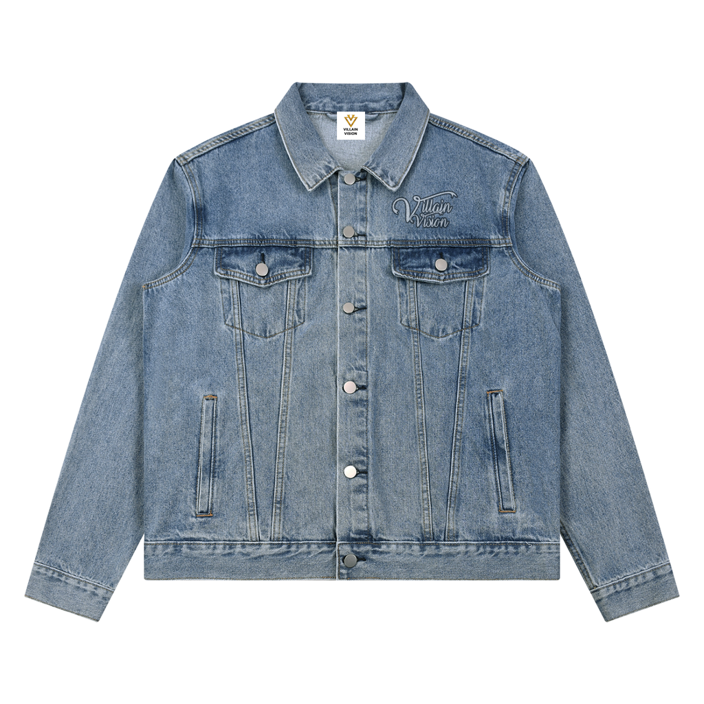 Villain Premium Vintage Wash Denim Jacket